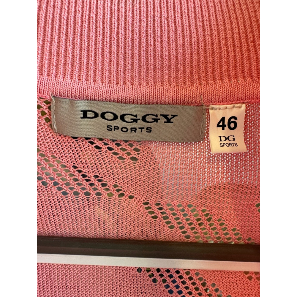 Women’s Rare Doggy Sports Golf Sweater Pink Size 46 Rare - Picture 2 of 8